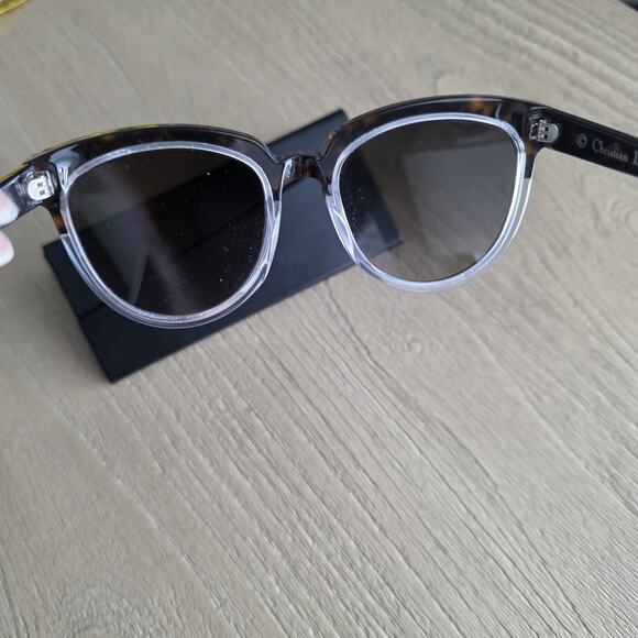 Christian Dior Sight1 Cat-Eye Sunglasses Havana Tortoise Brown Gradient main image 4